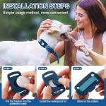Smart Pet Tracker for Collar - Dog Trackers Pet Location Tracker with Holder, No Monthly Fee, Anti-Lost Tracking Device for Pets, Luggage, Bag Straps,Compatible with iOS & Android