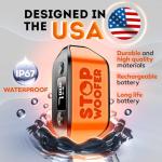 New 2025 No Shock Dog Bark Collar for Small Medium Large Dogs-Smart Chip Adjusts to Stop Barking in 1 Minute-Highly Effective Vibration and Sound Stops Barks Fast with No Pain-Safe Orange