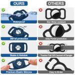 Smart Pet Tracker for Collar - Dog Trackers Pet Location Tracker with Holder, No Monthly Fee, Anti-Lost Tracking Device for Pets, Luggage, Bag Straps,Compatible with iOS & Android