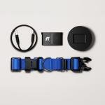 Fi New Series 3+ Smart Dog Collar - GPS Dog Tracker and Activity & New Fitness Monitor, Waterproof, LED Light, Escape Alerts, Nationwide Coverage [Free 6 Month Membership] (Blue, Small)