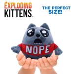 Exploding Kittens 6″ Plush – Nope Cat – Official Licensed Soft Toy – Soft Plush Collectible for Kids & Fans