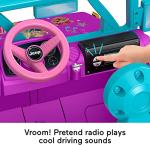 Power Wheels JoJo Siwa Jeep Wrangler, 12V Battery-Powered Ride-on Vehicle for Preschool Kids Ages 3-7 Years