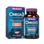 BlueBonnet Natural Omega-3 Salmon Oil Softgels, 180 Count, White