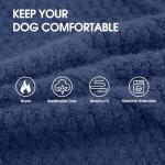 IECOii Big Dog Sweater,XXXXL Dog Sweaters for Extra Large Dogs,Cold Weather Winter Coat for Large Size Dogs,Warm Fall Dog Clothes for Large Dogs Knitwear,Doberman,Great Dane Sweater,Blue-4XL
