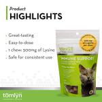 Tomyln Immune Support L-Lysine Nutritional Supplement 2.65oz each (3 Pack)