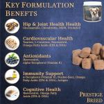 Prestige Breed Multivitamins, Balanced Nutrition for Your Chihuahua, 90 Count, Made in The USA with Real Bacon