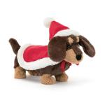 Jellycat Winter Warmer Otto Sausage Dog Stuffed Animal, 7.5 inches - Dogs & Puppies Plush Toy - Classic Children's Gift - Christmas
