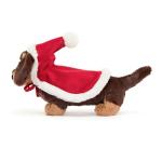 Jellycat Winter Warmer Otto Sausage Dog Stuffed Animal, 7.5 inches - Dogs & Puppies Plush Toy - Classic Children's Gift - Christmas