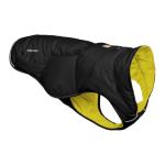 Ruffwear, Quinzee Dog Winter Jacket, Insulated Packable Puffer Vest with Leash Portal, Reflective Trim & Weather‑Resistant Shell, Adjustable Fit Coat, Harness Compatible, Obsidian Black, Medium