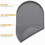 Waterproof Silicone Pet Feeding Mat with Raised Edge