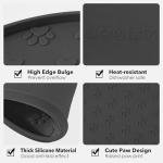 Waterproof Silicone Pet Food Mat - Spill Proof