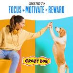 Crazy Dog Mini Train-Me! Training Treats 4 oz. Bag, Bacon Flavor, with 200 Treats per Bag, Recommended by Dog Trainers