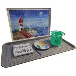 Large Multifunctional Boot Tray 2 Pack Boot Mat Washable Indoor or Outdoor Tray Mat Doormats for Shoes Boots Plants Pots Paint Tins Pet Bowls Car Storage, 30 x 15 x 1.2 Inches