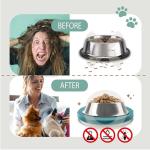SoulThink® Ant Proof Cat Dog Bowl Tray - New Innovation Anti Ant Pet Food Dish Indoor No Chemical No Water Needed Different from Traditional Ant Trap (Turquoise Green)