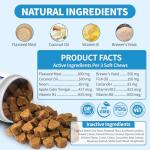 Dog Flea and Tick Chewable 200ct, Oral Flea and Tick Chews Supplement, Skin & Coat Support for Dogs, Puppies, All Breeds & Sizes