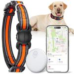 PawGaze Dog Tracker Collar, No Monthly Fee Cat Tracker Collar(Only iOS), Compatible with Apple FindMy App, Reflective FinderTag Smart Collars, Anti-Lost, Key Finder for Pets/Items（NOT GPS）