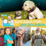PawGaze Dog Tracker Collar, No Monthly Fee Cat Tracker Collar(Only iOS), Compatible with Apple FindMy App, Reflective FinderTag Smart Collars, Anti-Lost, Key Finder for Pets/Items（NOT GPS）
