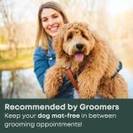 Freshly Bailey Doodle Brush for Goldendoodle, Poodle, and Labradoodle Coats - Best Slicker for Dogs With Wavy & Curly Hair - Detangle & Fluff Like a Pro - Grooming Must Haves (Large)