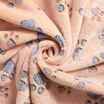 Allisandro Luxurious Dog Blanket, 350 GSM Super Fuzzy Microplush Fleece Pet Blankets for Small Medium Large Dogs and Cats, Brown, 64 x 40 Inches