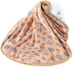 Allisandro Luxurious Dog Blanket, 350 GSM Super Fuzzy Microplush Fleece Pet Blankets for Small Medium Large Dogs and Cats, Brown, 64 x 40 Inches