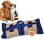 Sweet Goodbye Cocoon® - Eco-Friendly Pet Burial & Cremation Ceremony Kit (Premium Wool) - Casket for Dogs and Cats (Choose Size & Color) (Large, Indigo)