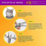 Flea and Tick Prevention Collars for Cats: Effective Pet Flea & Tick Treatment for Cats - Waterproof Adjustable Flea Tick Collars for Large & Small Cat, Outdoor Fleas Ticks Control for Kittens 4 Pack