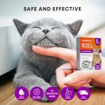 Flea and Tick Prevention Collars for Cats: Effective Pet Flea & Tick Treatment for Cats - Waterproof Adjustable Flea Tick Collars for Large & Small Cat, Outdoor Fleas Ticks Control for Kittens 4 Pack