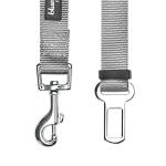 Blueberry Pet Dog Leash Puppy Essentials Seat Belt Tether for Dogs Cats, Gray, Heavy Duty Dog Leashes for Large Dogs - Safety for Pet Parents, Road Trip Enthusiasts, 2"x27.5"