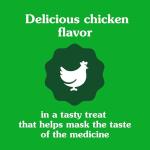 Greenies Pill Pockets for Dogs Large Size, Soft Dog Treats, Chicken Flavor, 15.8 oz. Pouch (60 Treats)