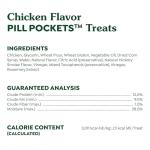 Greenies Pill Pockets for Dogs Large Size, Soft Dog Treats, Chicken Flavor, 15.8 oz. Pouch (60 Treats)