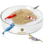 SunGrow Tough Borosilicate Glass Shrimp & Gecko Feed Dish, Wide and Deep, Transparent Basin for Shrimp Food, Dog & Cat Medicine Holder