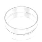 SunGrow Tough Borosilicate Glass Shrimp & Gecko Feed Dish, Wide and Deep, Transparent Basin for Shrimp Food, Dog & Cat Medicine Holder