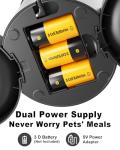 Automatic Cat Feeder for Two Cats, 6 Meals