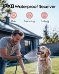 Delupet Dog Training Collar with Remote - Gentle Bark Control Device with 3 Training Modes & 16 Sensitivity Levels, Rechargeable Waterproof Anti Bark Collar for Small Medium Large Dogs
