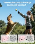 Delupet Dog Training Collar with Remote - Gentle Bark Control Device with 3 Training Modes & 16 Sensitivity Levels, Rechargeable Waterproof Anti Bark Collar for Small Medium Large Dogs