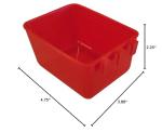 12 Pack of RITE FARM PRODUCTS 12 OZ Pigeon Quail Dove Chicken Rabbit Bird Feeder Water Drinker Cups Wire CAGE