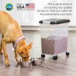 Airtight Pet Food Storage Container with Wheels