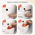 HomeFio Pet Odor Eliminator with N50 Odor Eliminator Exclusive for Pura Max Self-Cleaning Cat Litter Box - Cat Toilet Odor Control (6 Packs)