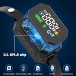 VERSMELO GPS Wireless Dog Fence, Electric Fence for Dogs, Perimeter Collar Fence System, Radius 33-1999 Yards, IPX7 Waterproof, Beep Vibration Shock Correction, for Pets Over 18 Lbs
