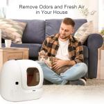 HomeFio Pet Odor Eliminator with N50 Odor Eliminator Exclusive for Pura Max Self-Cleaning Cat Litter Box - Cat Toilet Odor Control (6 Packs)