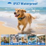 VERSMELO GPS Wireless Dog Fence, Electric Fence for Dogs, Perimeter Collar Fence System, Radius 33-1999 Yards, IPX7 Waterproof, Beep Vibration Shock Correction, for Pets Over 18 Lbs