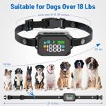 VERSMELO GPS Wireless Dog Fence, Electric Fence for Dogs, Perimeter Collar Fence System, Radius 33-1999 Yards, IPX7 Waterproof, Beep Vibration Shock Correction, for Pets Over 18 Lbs