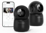 Pet Camera Indoor, Indoor Camera Wireless with 2k 360 Translation 90 Tilt Auto Tracking Motion Detection Night Vision Live Notice Schedule Share View, Pet Camera Indoor with Phone App 2.4GHz, 2 Pack
