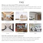 Pet Camera Indoor, Indoor Camera Wireless with 2k 360 Translation 90 Tilt Auto Tracking Motion Detection Night Vision Live Notice Schedule Share View, Pet Camera Indoor with Phone App 2.4GHz, 2 Pack