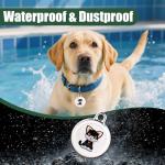 Smart GPS Tracker for Dogs, Mini Cat GPS Tracker, Positioning Smart Alarm Pet Tracker, Waterproof and Drop-Proof, Extra Long Battery Life of 365 Day, No Subscription
