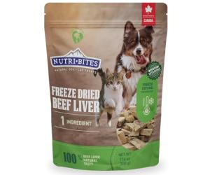 Nutri Bites Freeze Dried Beef Liver Pet Treats