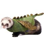 cyeollo Small Animal Bunny Costume Dinosaur Cosplay Halloween Pet Outfits for Rabbit Small Tiny Puppy Dog & Kitten 2lb to 4lb