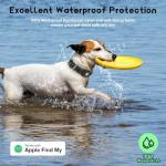 Myiwb GPS Dog Collar Tracker 2-in-1,Reflective Waterproof Adjustable Pet Collar,iOS-Only,Ideal for Dog Tracking pet Tracker,for Small to Large Dogs,Real-Time Tracking,No Monthly Fees(Black,Small)