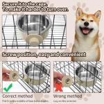 Lightweight Stainless Steel Pet Feeder Bowls - 2 Pack