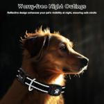 Myiwb GPS Dog Collar Tracker 2-in-1,Reflective Waterproof Adjustable Pet Collar,iOS-Only,Ideal for Dog Tracking pet Tracker,for Small to Large Dogs,Real-Time Tracking,No Monthly Fees(Black,Small)